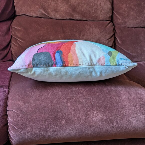 Anthropologie Claire Desjardins Kaleidoscope Pillow 19" x 13.5" - Picture 4 of 6